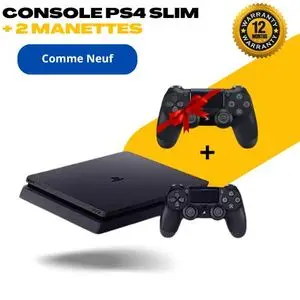 Sony Console Ps4 Slim 500Gb COMME NEUF + 2 Manettes - Garantie 1 an