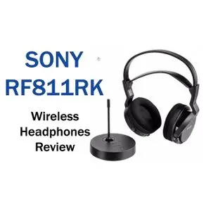 Sony MDR-RF811R Casque RF TV Hi-Fi sans Fil avec station Transmission FM rechargeable, 2 canaux jusqu'as 100 Mètres