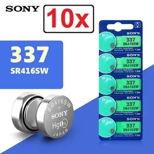 Sony 10 Piles 337 SR416SW pour montres kit...