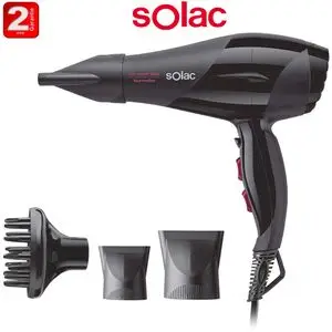 Solac Sèche cheveux Expert 2600 Tourmaline technologie ionique- 2ans de garantie