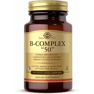 Solgar B-Complex "50", 100 capsules végétales