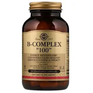 Solgar B-Complex "100" - 100 gélules végétales - USA