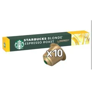 StarBucks 10 Capsules Blonde Espresso (ORIGINE FRANCE)
