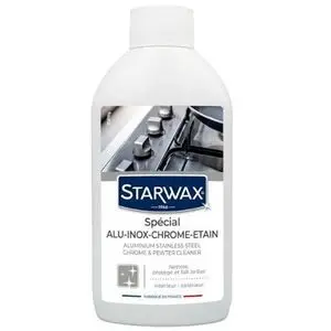 Starwax ALU-INOX-CHROME-ETAIN Nettoyant Spécial L 'inox , Chrome 250ML