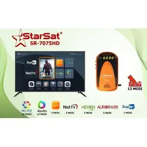 Starsat Récepteur satellite numérique SR-7075HD Nouvelle mise à jour du logiciel