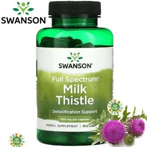 Swanson Premium- Full Spectrum Milk Thistle, Chardon-Marie, 500 mg, 100 capsules