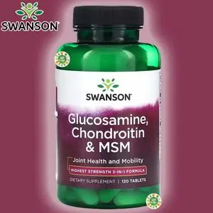 Swanson Glucosamine Chondroitin MSM, 120 Tablets
