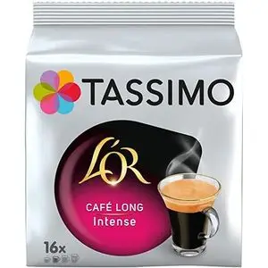 Tassimo Dosettes Café - L'OR Long Intense - 16 boissons (16 T DISCs)