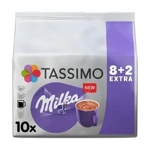 Tassimo Café - 10 Dosettes Chocolat Milka -ORIGINE FRANCE