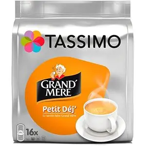 Tassimo Capsules Grand'Mère Petit Déjeuner 16 Tdisc