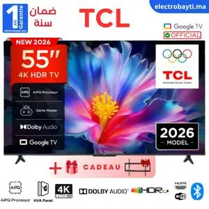 TCL 55P6L – Smart TV 4K UHD avec Dolby Audio et Google TV