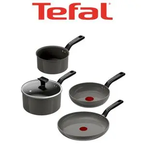 Tefal BATTERIE DE CUISINE EN CERAMIQUE 5PCS CHANGE C474S504 (2 Poêles 20/28 cm, 2 Casseroles 16/20 cm et couvercle 20 cm)