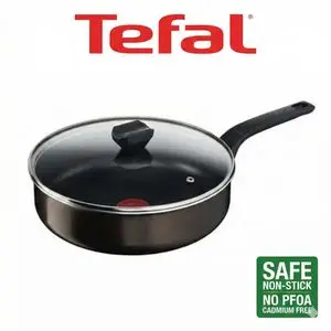 Tefal Sauteuse Easy Cook &amp; Clean 55cm avec Couvercle Antiadhésive
