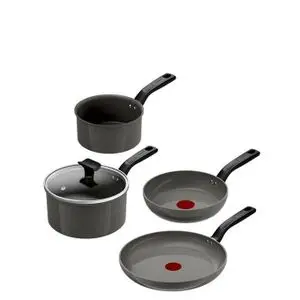 Tefal BATTERIE DE CUISINE EN CERAMIQUE 5PCS CHANGE C474S504 (2 Poêles 20/28 cm, 2 Casseroles 16/20 cm et couvercle 20 cm)