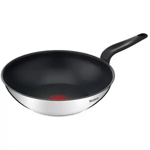 Tefal Wok - Inox Antiadhésif - Tous Feux dont Induction - 28 cm
