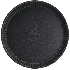 Tefal Moule à Tarte - Revêtement Antiadhésif - Cuisson Facile et Démoulage Parfait - Noir, 24 cm