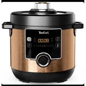 Tefal Cocotte Électrique Turbo Cuisine Maxi 7,6 L CY777G10 – Multicuiseur Autocuiseur 10 Programmes – Bronze