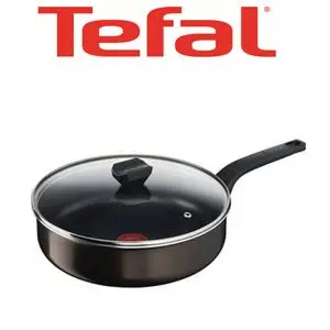 Tefal Easy cook &amp; clean Sauteuse 24 cm avec couvercle, anti adhésif tous feux