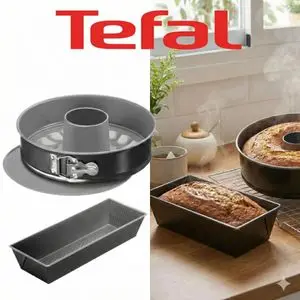 Tefal Set de 3 Moules à Pâtisserie Easybake Noir