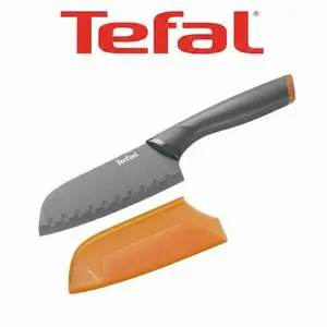 Tefal Couteau Santoku Fresh Kitchen 12cm avec Étui Orange