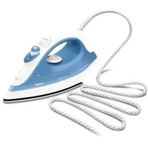 Tefal FV1230 Fer à Repasser Vapeur 1800W – Effet Pressing 75 g/min, Vapeur Variable 20 g/min, Défroissage Vertical, Semelle Antiadhésive, Spray Intégré, Réservoir Ergonomique
