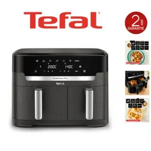 Tefal Dual Easy Fry Xxl, Air Fryer Double Tiroir 11 L