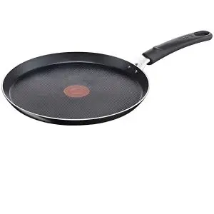 Tefal Crêpière - Revêtement Antiadhésif Easy Cook &amp; Clean - Pour Crêpes et Galettes - Noire, 25 cm