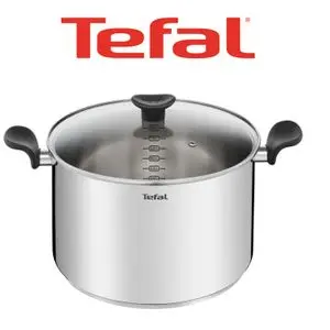 Tefal Faitout Inox+couv En Verre 24cm Primary E3084604