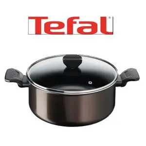 Tefal Easy Cook &amp; Clean B55_446_02 - Faitout 24+ couvercle