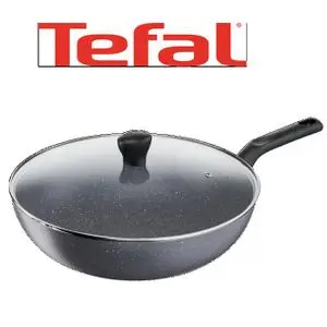 Tefal Wok+couv en Verre 28cm Cook Natural B2269295