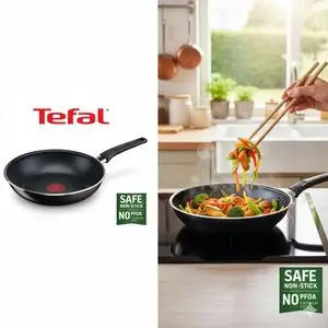Tefal Wok Easy Cook &amp; Clean 28cm Antiadhésif Noir