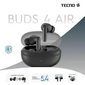 Tecno Buds 4, des écouteurs sans fil (TWS) axés sur la réduction de bruit et la profondeur des basses.