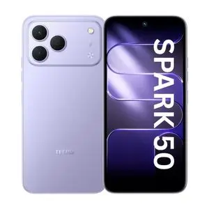 Tecno Spark 50 NFC - 6,7'' IPS LCD 120Hz - (128Go / RAM 4GB jusqu'à 12 Go) 7000MAh - Aurora Purple