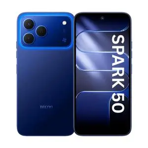 Tecno Spark 50 NFC - 6,7'' IPS LCD 120Hz - (256Go / RAM 4GB jusqu'à 12 Go) 7000MAh - Halo Blue