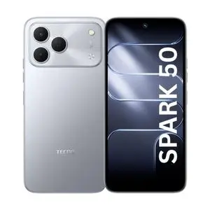 Tecno Spark 50 NFC - 6,7'' IPS LCD 120Hz - (256Go / RAM 4GB jusqu'à 12 Go) 7000MAh - Titanium Grey