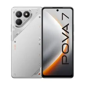 Tecno Pova 7 4G 6.7" (256GB / 8GB jusqu'à 16Go ) - 7000mAh/45W - 108MP - IPS LCD 120Hz FHD+ - Magic Silver