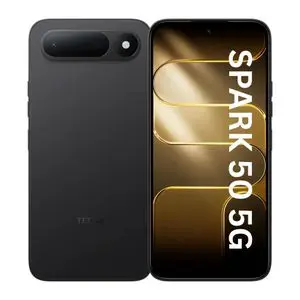 Tecno Spark 50 5G+ NFC - 6,7'' (128Go / RAM 6GB jusqu'à 18 Go) Mediatek Dimensity 6400 5G+ (6 nm) - 6500MAh/45W - INK Black
