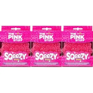 THE PINK STUFF  3 Éponge Sqeezy Miracle à Double Face