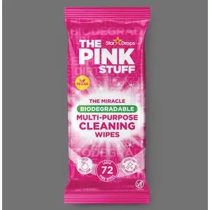 THE PINK STUFF Lingettes nettoyantes multi-usages , paquet de 72