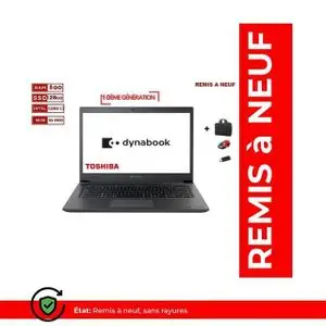 Toshiba Dynabook Tecra A40-G - Intel Core i3-10e Génération - 14 pouces - 8Go RAM - 128Go SSD- Remis a neuf