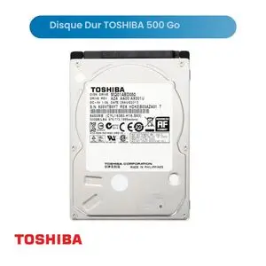 Toshiba Disque Dur HDD 500 Go/Gb Slim pour pc portable SATA 2.5 "