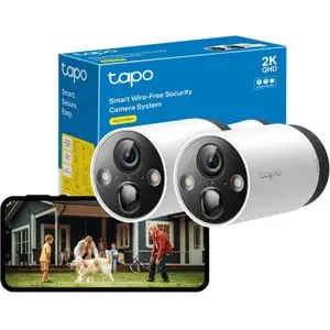 TP-Link  camera outdoor Tapo C420S2 Système de caméra de sécurité intelligent sans fil, système à 2 caméras