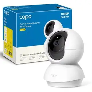 TP-Link Caméra de sécurité IP Rotatif intelligente C200, Caméra Surveillance WiFi intérieure 360° Tapo C200, FHD 1080P