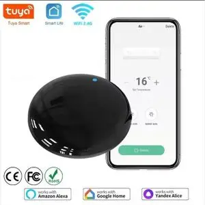 Tuya WiFi IR télécommande intelligente universelle pour TV et climatiseur, télécommande fonctionne avec Alexa Google Home Yandex