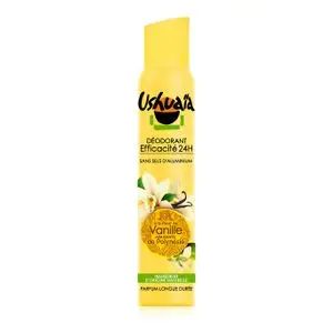 Ushuaia Deodorant bille anti-humidite anti-odeurs 48h vanille 200 ml