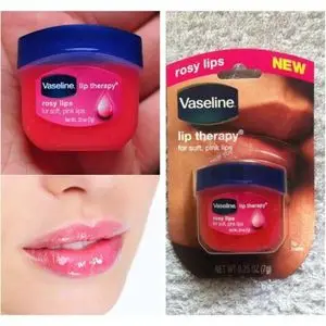 Vaseline Thérapie des lèvres soin protection du froid Mini pot Lèvres rosées 7g