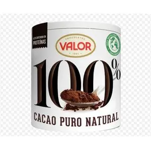 Valor Cacao noir intense soluble 100% sans gluten Sans sucres ajoutés - Recette de cacao unique et exquise - Saveur et arôme intenses - 250 g