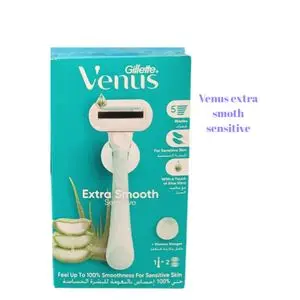 Venus Gillette Comfortglide Sensitive avec 2 recharges  1 unité