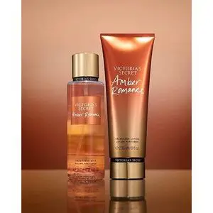 VICTORIA Secret FRAGRANCE PACK Amber Romance( Spray+ crème )