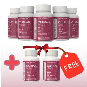 Vrai nature CURVE MAX – Enhance Your Curves &amp; Boost Your Confidence! Achieve Fuller, More Defined Hips with CURVE MAX!